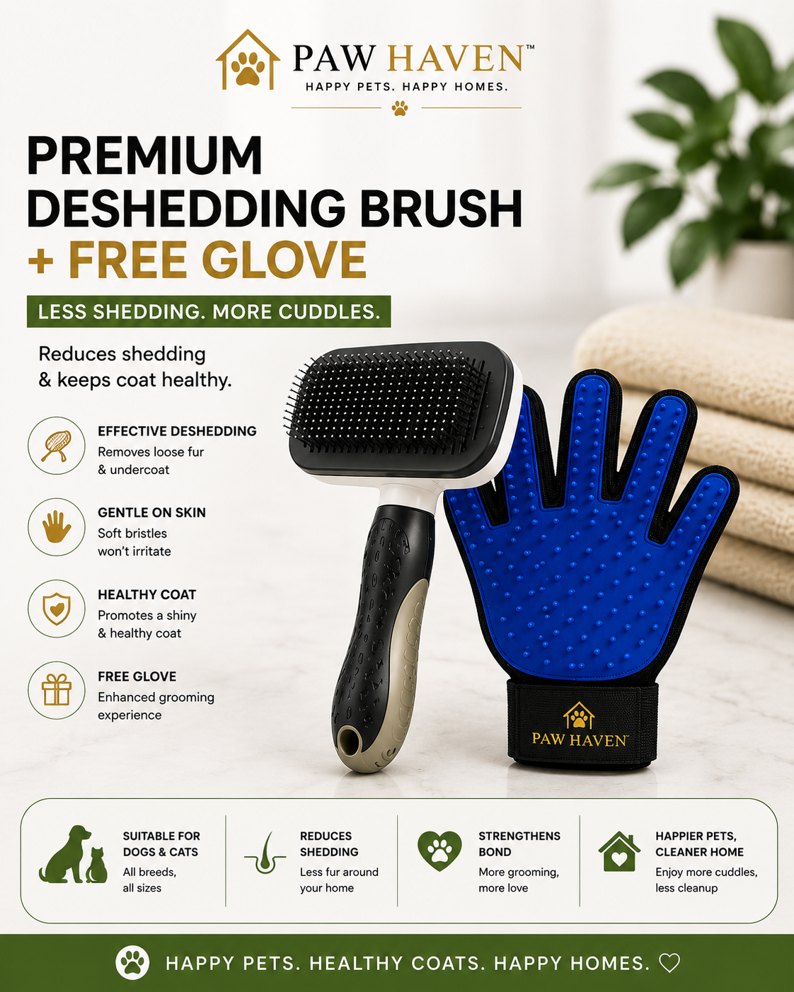 PawHaven CompleteCare™ Grooming Bundle