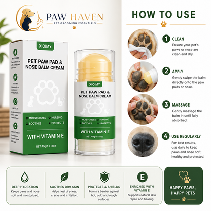 Paw Haven™ Soft Paws Balm | Vitamin E Paw & Nose Care